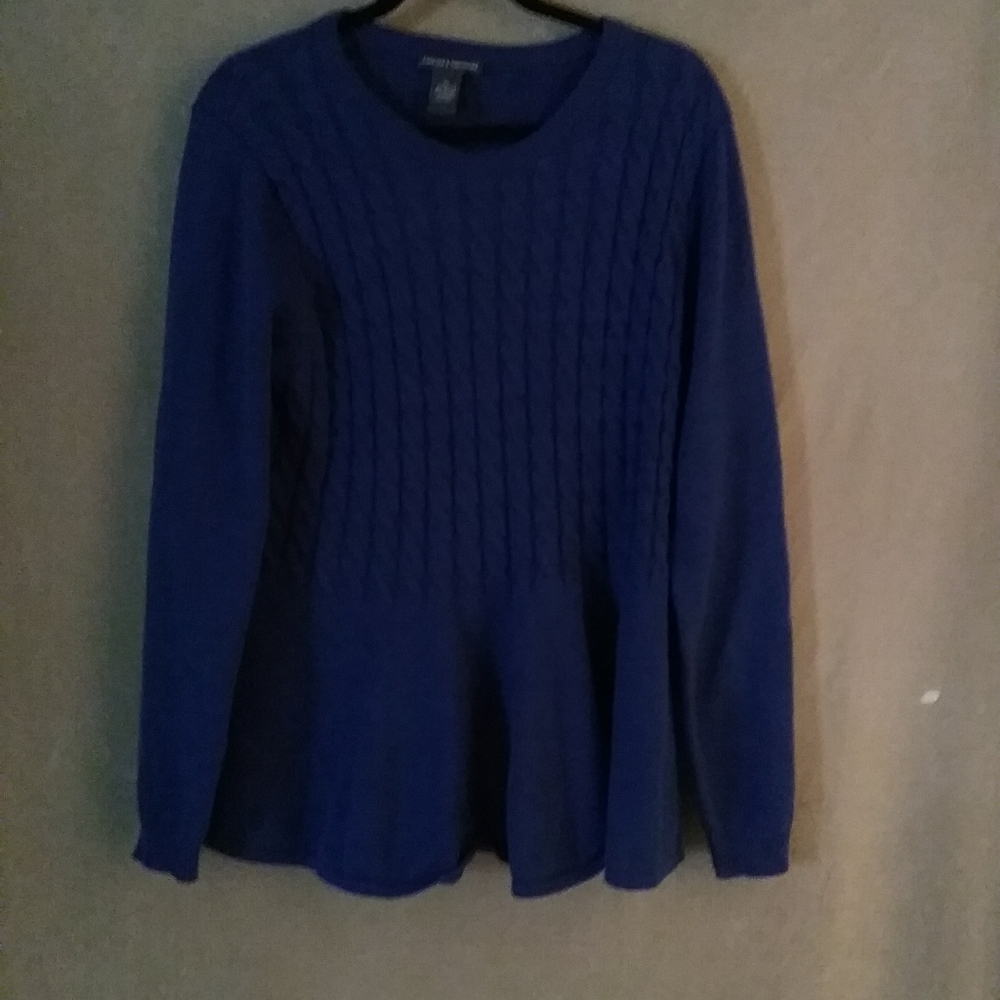 Cable sweater by Chelsea and Theodore
